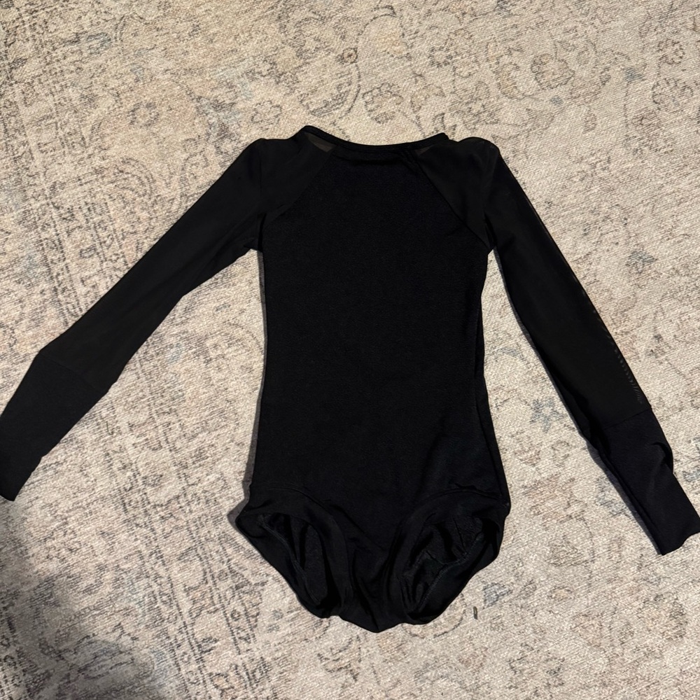 Mariia Petite Long sleeve Mesh Leotard